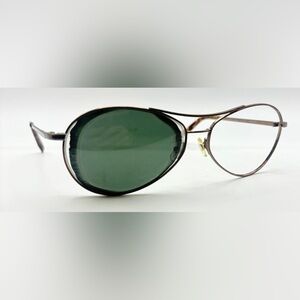 Morgenthal Frederics Corsair Brown Pilot Sunglasses Frames Only